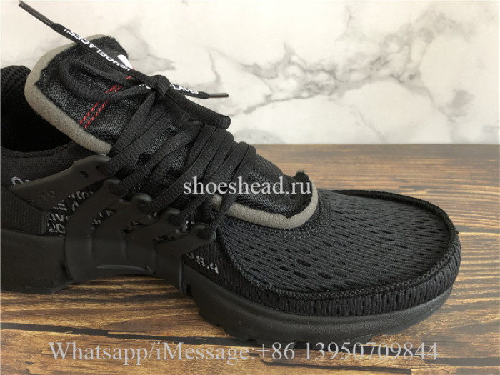 Off White x Nike Air Presto All Black 2018