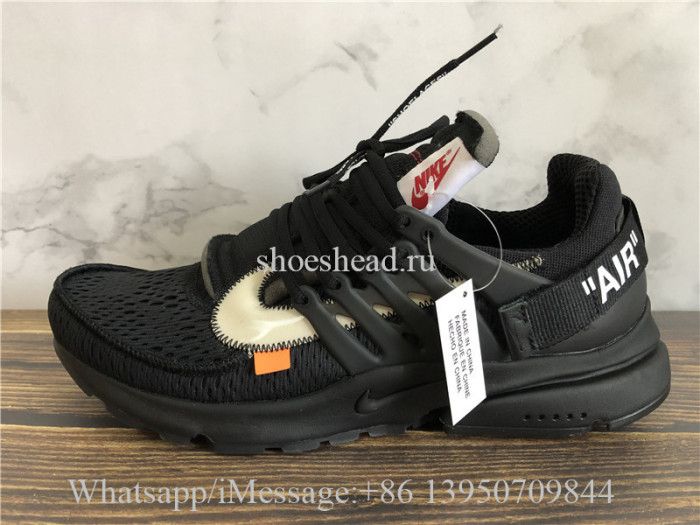 Off White x Nike Air Presto All Black 2018