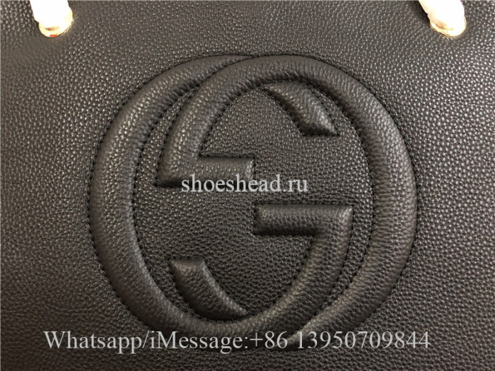 Original Gucci Soho Large Leather Chain Shoulder Handbag