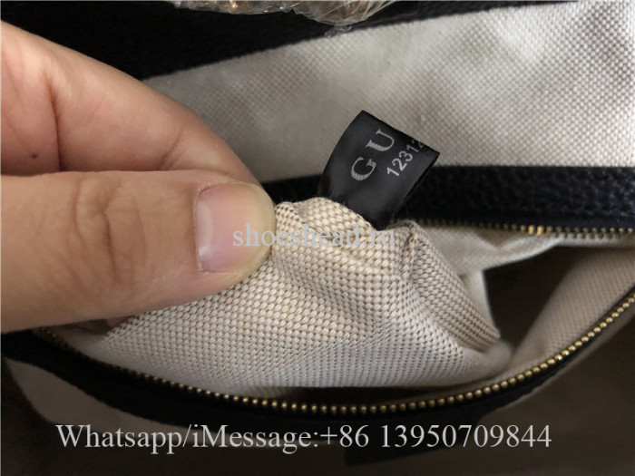 Original Gucci Soho Large Leather Chain Shoulder Handbag