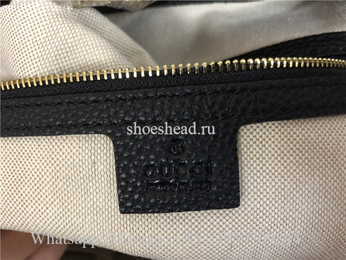 Original Gucci Soho Large Leather Chain Shoulder Handbag