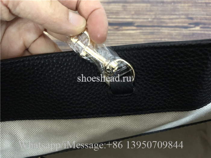 Original Gucci Soho Large Leather Chain Shoulder Handbag