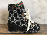 Gucci GG Supreme Trip Ankle Boots