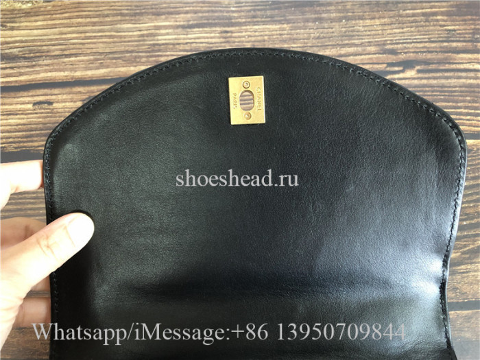 Original Chanel Lambskin Black Small Shoulder Bag 22cm