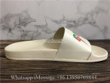 Gucci Printed Logo Flip Flops Slides