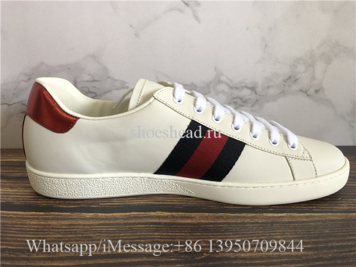 Super Quality Gucci Ace Embroidered Sneaker Loved White
