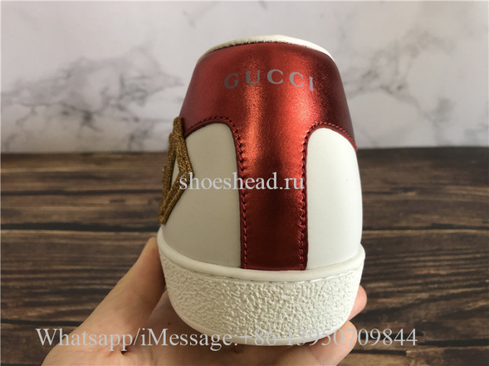 Super Quality Gucci Ace Embroidered Sneaker Loved White