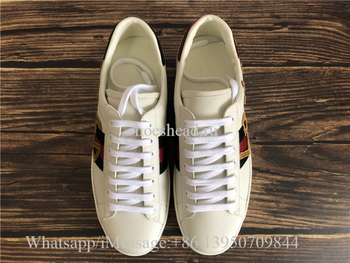 Super Quality Gucci Ace Embroidered Sneaker Loved White