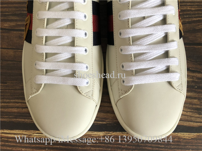 Super Quality Gucci Ace Embroidered Sneaker Loved White