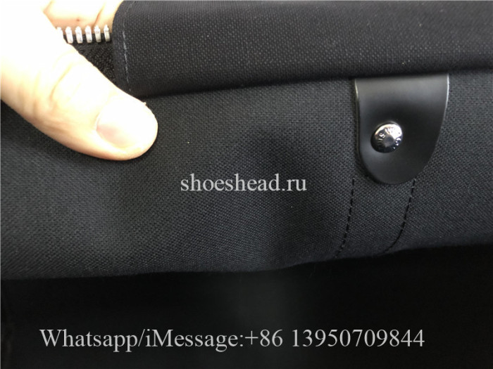 Original Quality Louis Vuitton Black Damier Leather Duffle Travel Bag