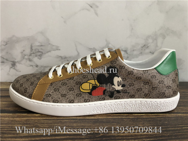 Gucci Ace Embroidered Sneaker Disney Mickey Mouse