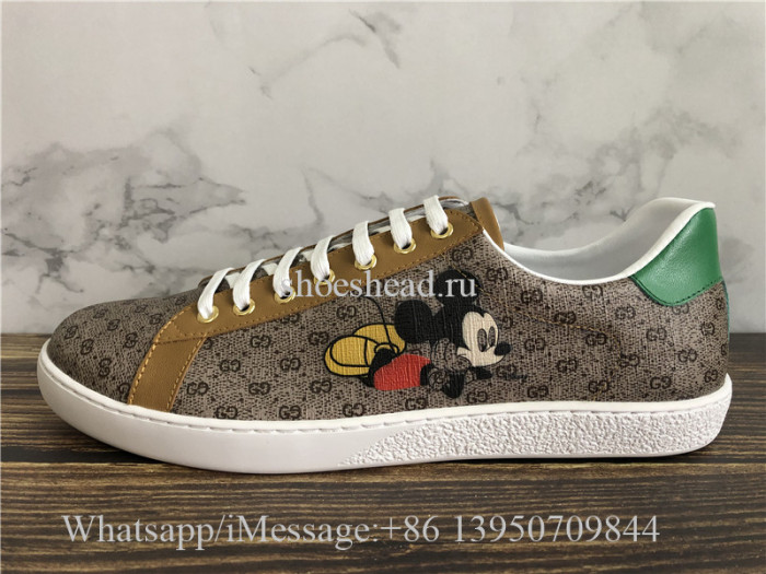 Gucci Ace Embroidered Sneaker Disney Mickey Mouse