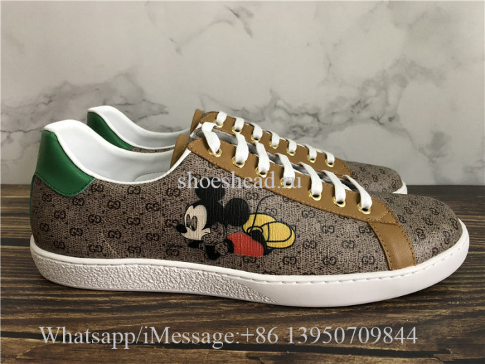 Gucci Ace Embroidered Sneaker Disney Mickey Mouse