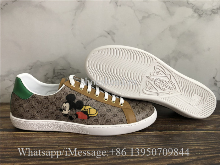 Gucci Ace Embroidered Sneaker Disney Mickey Mouse