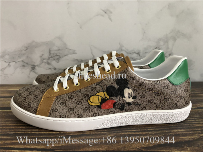 Gucci Ace Embroidered Sneaker Disney Mickey Mouse
