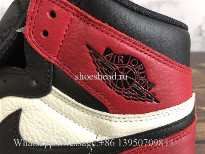 Super Quality Air Jordan 1 Retro High Bred Toe