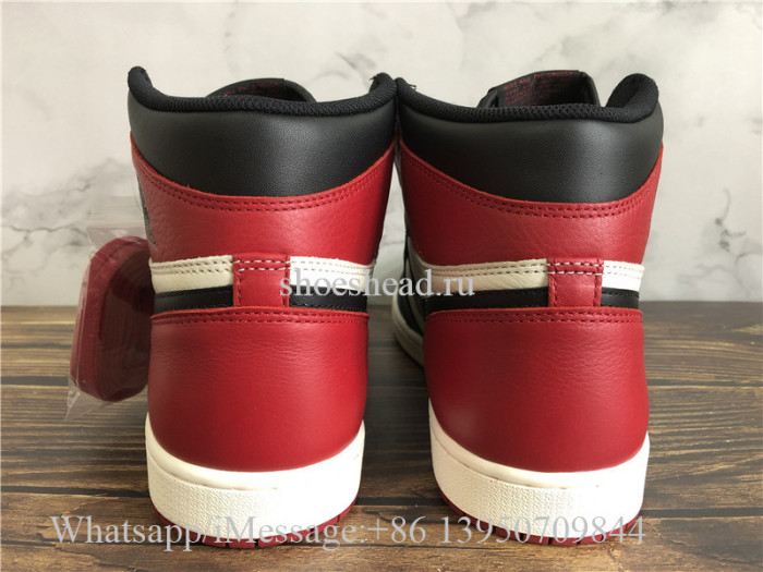 Super Quality Air Jordan 1 Retro High Bred Toe