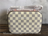 Original Louis Vuitton Unused Damier Azur Saintonge Pochette 2WAY Bag N40155