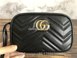 Original Gucci GG Marmont Small Matelasse Shoulder Bag