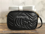 Original Gucci GG Marmont Small Matelasse Shoulder Bag