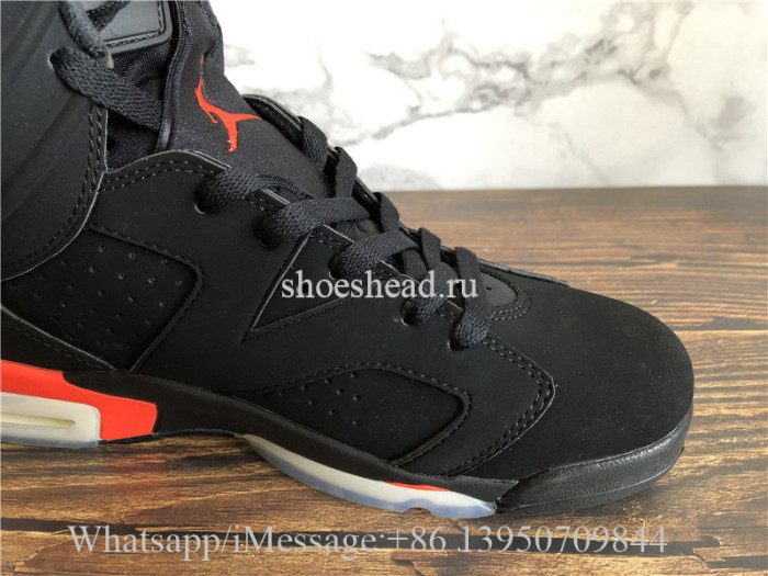 Air Jordan 6 Retro Black Infrared Nike Back Logo