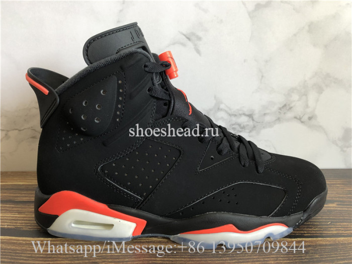 Air Jordan 6 Retro Black Infrared Nike Back Logo