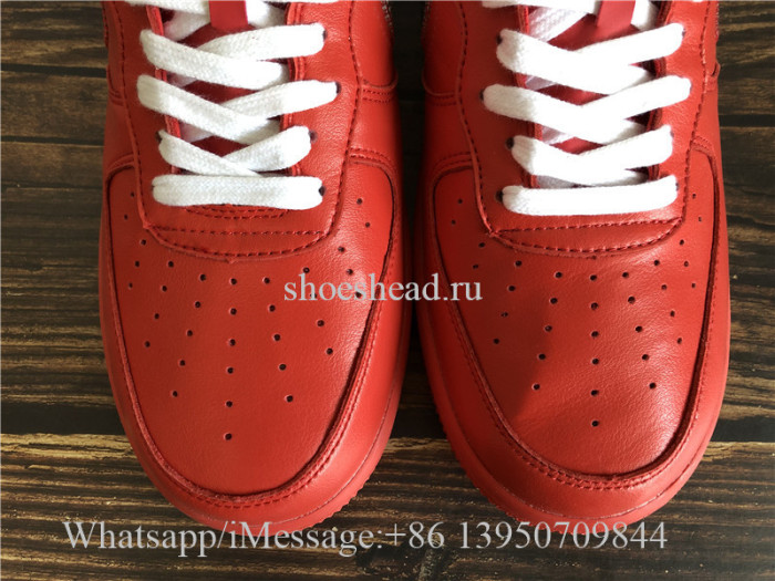 Off White x Nike Air Force 1'07 Red