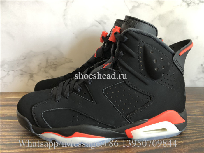 Air Jordan 6 Retro Black Infrared Nike Back Logo