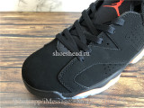 Air Jordan 6 Retro Black Infrared Nike Back Logo