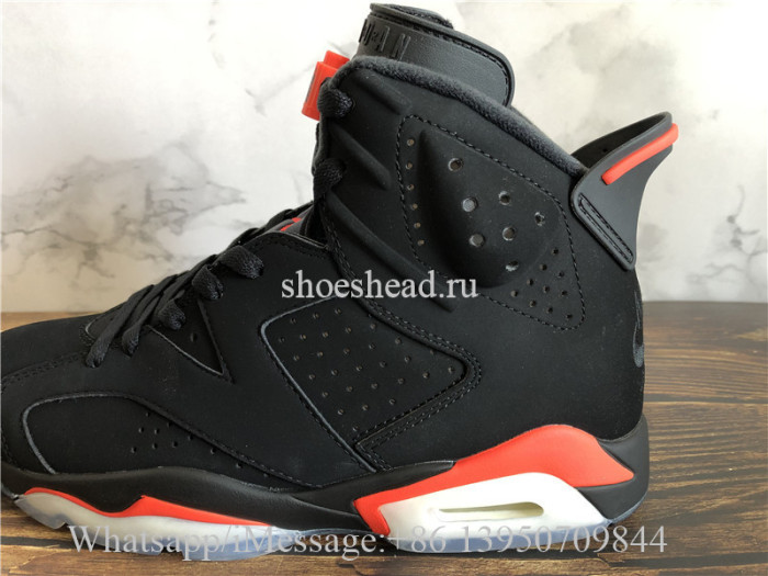 Air Jordan 6 Retro Black Infrared Nike Back Logo