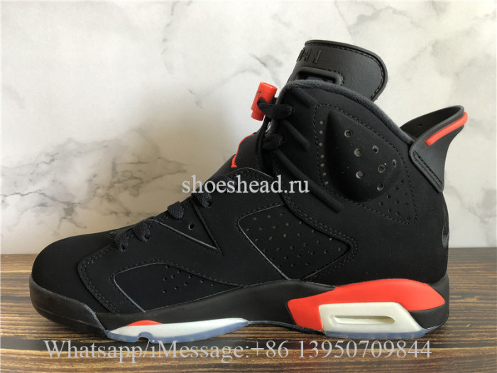 Air Jordan 6 Retro Black Infrared Nike Back Logo
