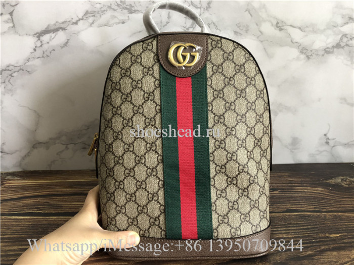Gucci GG Supreme Leather Backpack