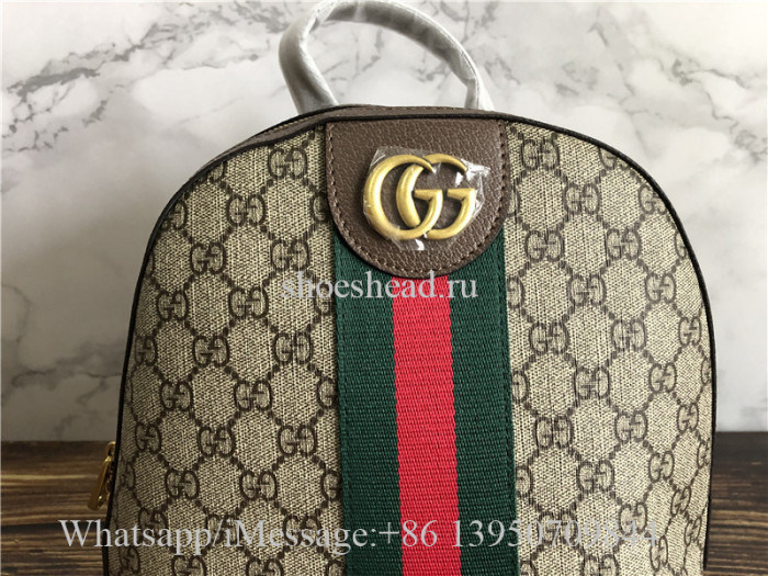 Gucci GG Supreme Leather Backpack