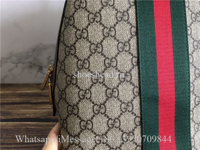 Gucci GG Supreme Leather Backpack