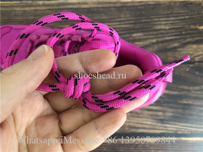 Balenciaga Triple S Clear Sole Trainer Rose Pink