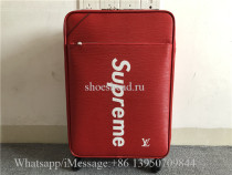 Supreme x Louis Vuitton Red Luggage