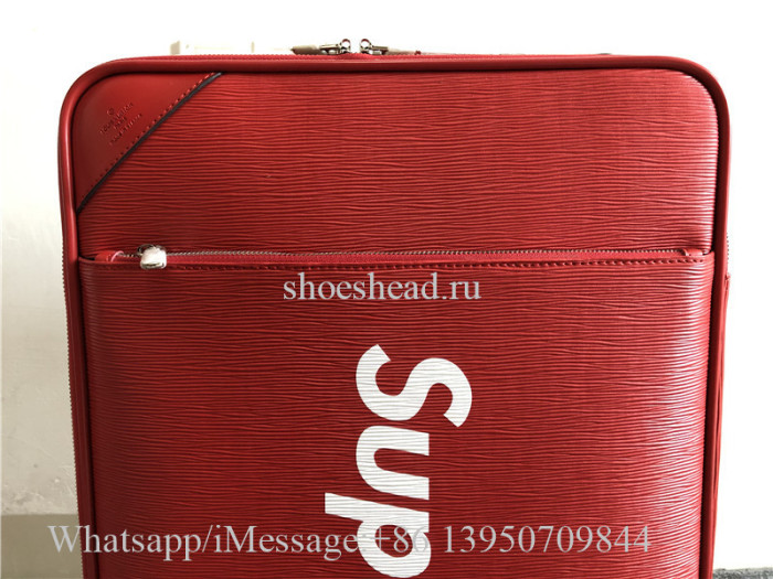 Supreme x Louis Vuitton Red Luggage