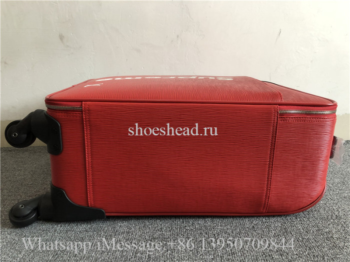 Supreme x Louis Vuitton Red Luggage