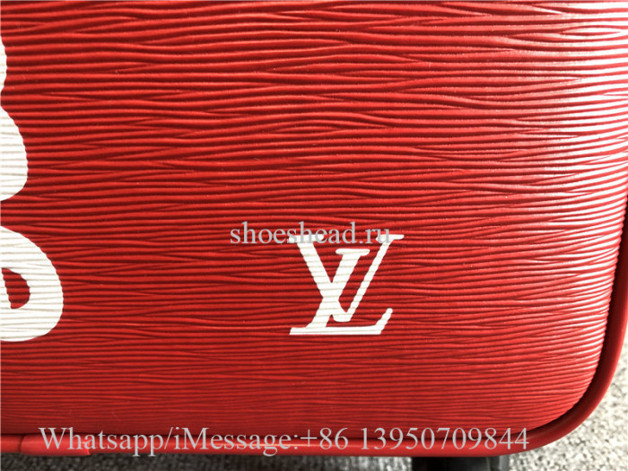 Supreme x Louis Vuitton Red Luggage