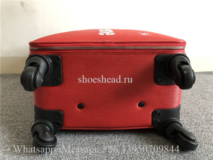 Supreme x Louis Vuitton Red Luggage