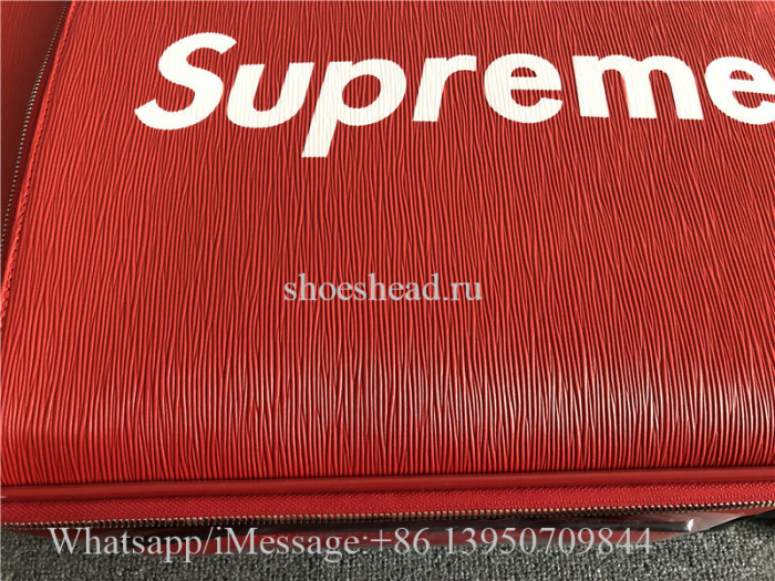 Supreme x Louis Vuitton Red Luggage