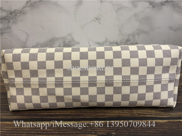 Original Quality Louis Vuitton White Damier Azur Purse Bag