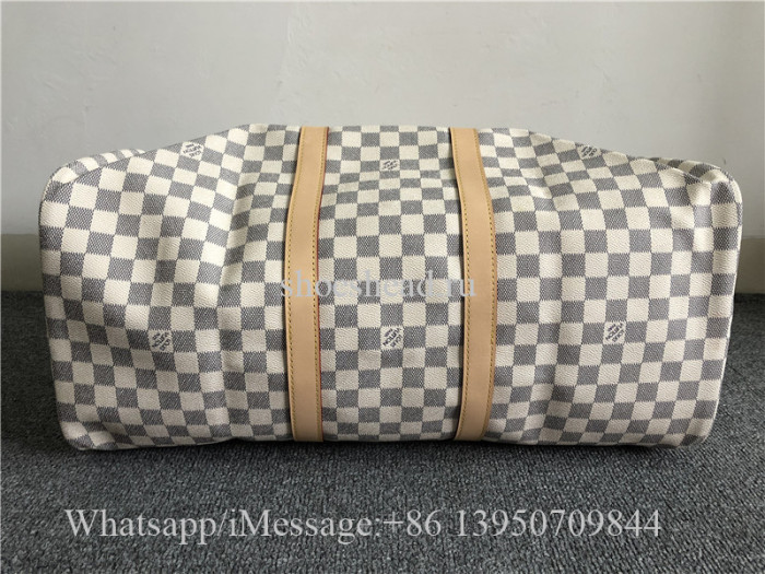Louis Vuitton Damier White Duffle Travel Bag