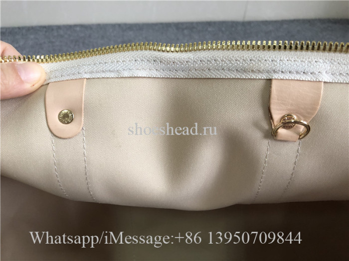 Louis Vuitton Damier White Duffle Travel Bag