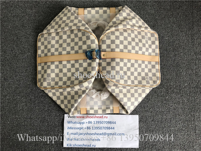 Louis Vuitton Damier White Duffle Travel Bag