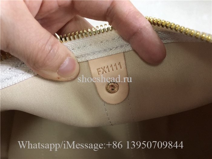 Louis Vuitton Damier White Duffle Travel Bag