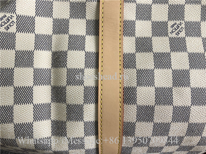 Louis Vuitton Damier White Duffle Travel Bag