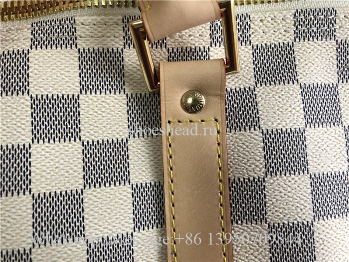 Louis Vuitton Damier White Duffle Travel Bag