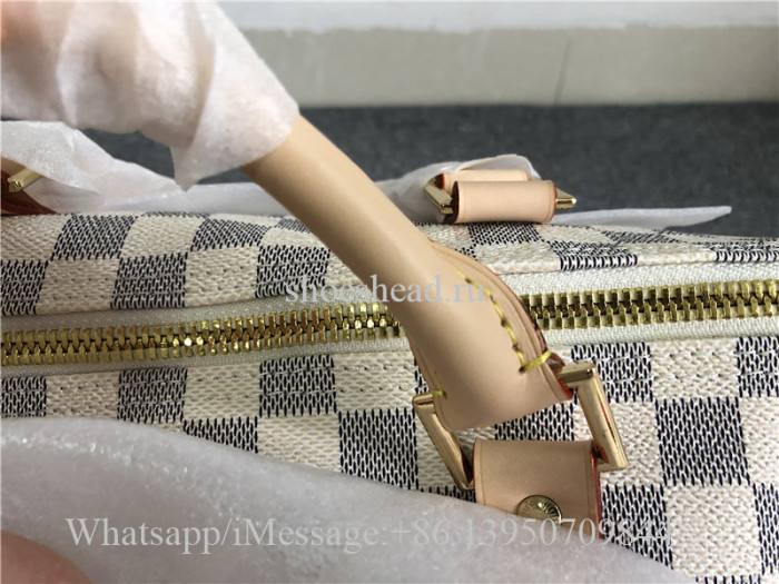 Louis Vuitton Damier White Duffle Travel Bag