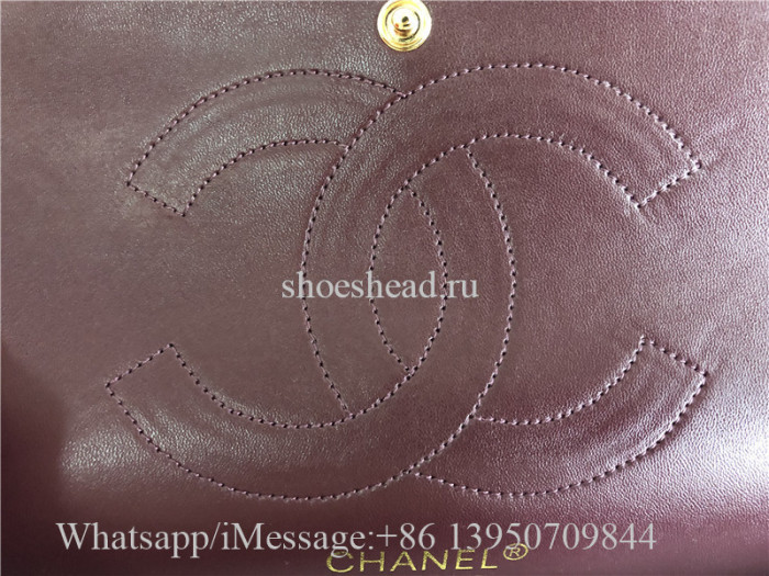 Original Quality Chanel Black Leather Shoulder Bag 30cm